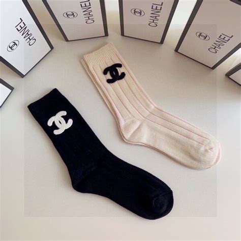 chaussettes chanel|women's Chanel shoes.